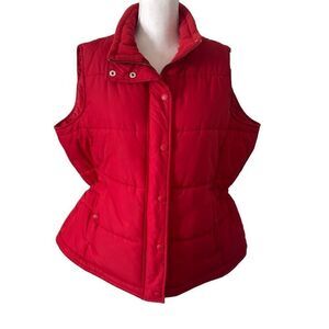 Elisabeth Puffer Red Vest 